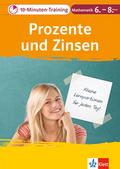 Klett 10-Minuten-Training Mathematik Prozente und 