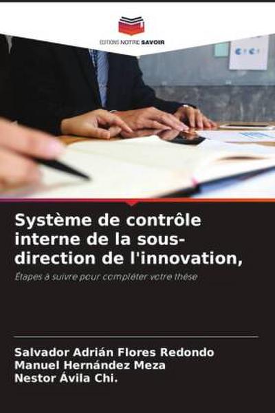 Système de contrôle interne de la sous-direction de l’innovation