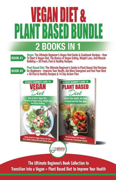Vegan & Plant Based Diet - 2 Books in 1 Bundle
