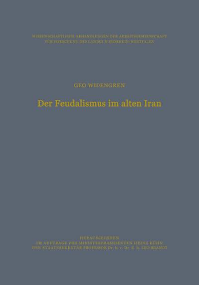Der Feudalismus im alten Iran