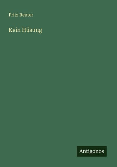 Kein Hüsung