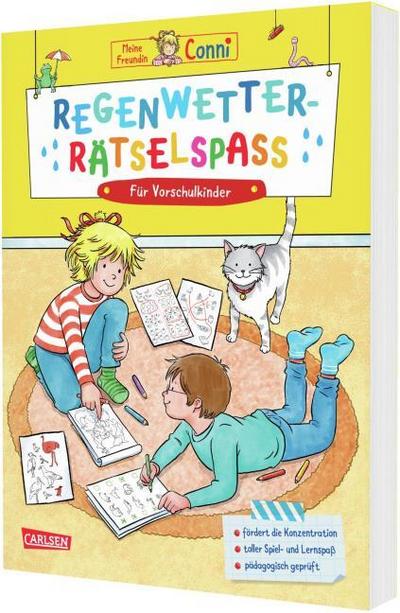 Conni Gelbe Reihe (Beschäftigungsbuch): Regenwetter-Rätselspaß für Vorschulkinder