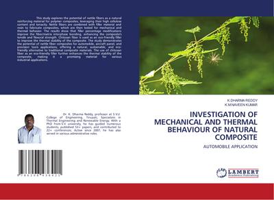 INVESTIGATION OF MECHANICAL AND THERMAL BEHAVIOUR OF NATURAL COMPOSITE