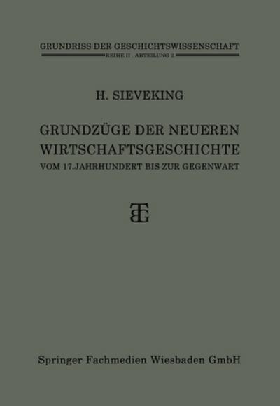 Grundzüge der Neueren Wirtschaftsgeschichte