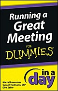 Running a Great Meeting In a Day For Dummies