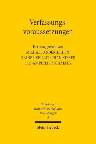 Verfassungsvoraussetzungen