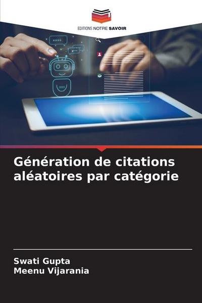 Génération de citations aléatoires par catégorie