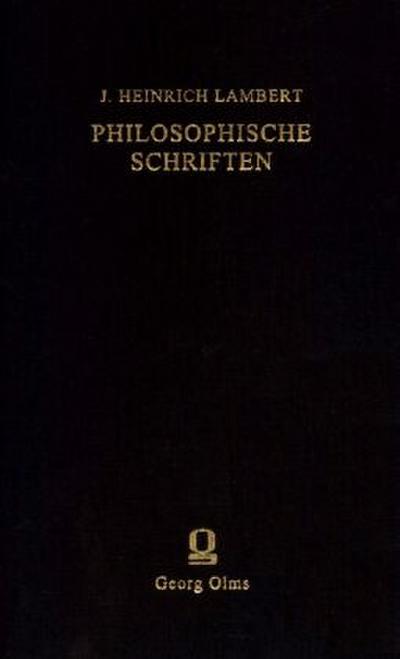 Philosophische Schriften