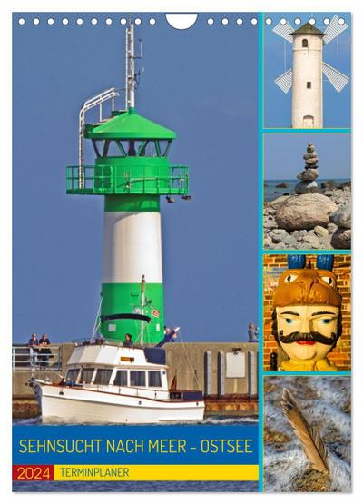 Sehnsucht nach Meer - Ostsee (Wandkalender 2024 DIN A4 hoch), CALVENDO Monatskalender