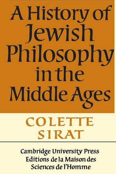 A History of Jewish Philosophy in the Middle Ages