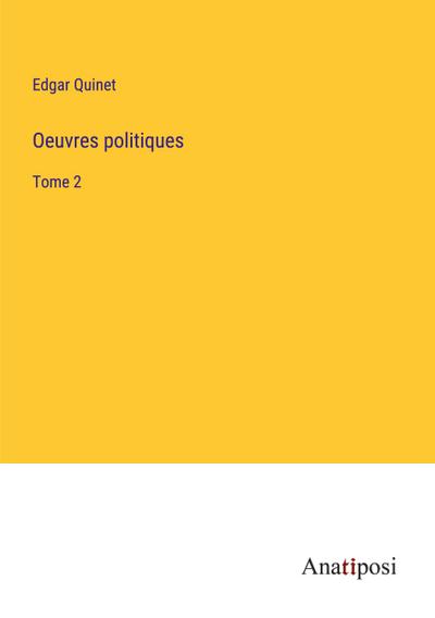 Oeuvres politiques