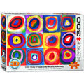 3D - Farbstudie Quadrate von Wassily Kandinsky (Puzzle)