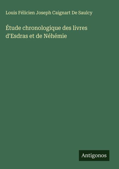 Étude chronologique des livres d’Esdras et de Néhémie