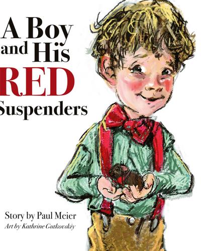 A Boy and His Red Suspenders