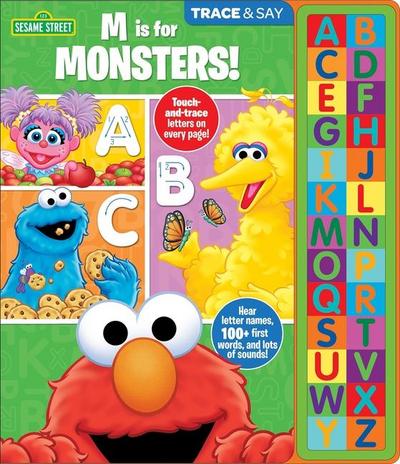 Sesame Street: M Is for Monsters! Trace & Say Sound Book