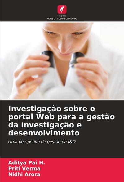 Investigação sobre o portal Web para a gestão da investigação e desenvolvimento