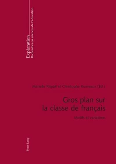 Gros plan sur la classe de français