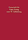Festschrift für Franz Streng zum 70. Geburtstag