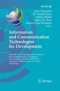 Information and Communication Technologies for Development