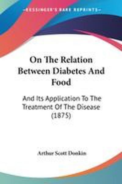 On The Relation Between Diabetes And Food