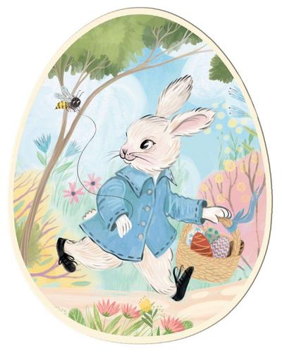 Ei-Puzzle Osterhase, 60 Teile