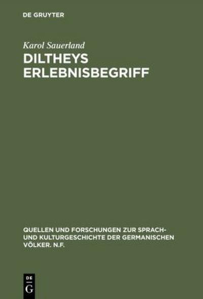 Diltheys Erlebnisbegriff