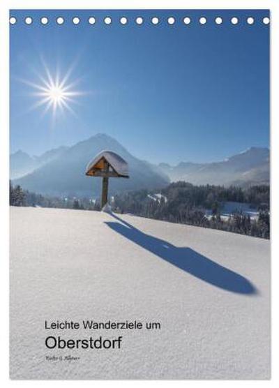 Leichte Wanderziele um Oberstdorf (Tischkalender 2026 DIN A5 hoch), CALVENDO Monatskalender
