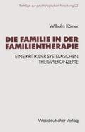 Die Familie in der Familientherapie
