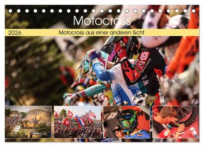 Motocross aus einer anderen Sicht (Tischkalender 2026 DIN A5 quer), CALVENDO Monatskalender