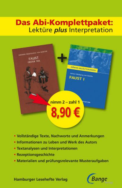 Das Abi-Komplettpaket: Lektüre plus Interpretation - Faust I