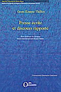 Presse écrite et discours rapporté