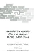 Verification and Validation of Complex Systems: Human Factors Issues