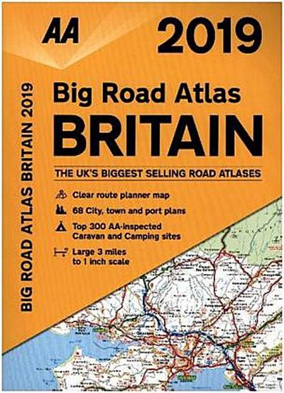 Big Road Atlas Britain 2019 PB