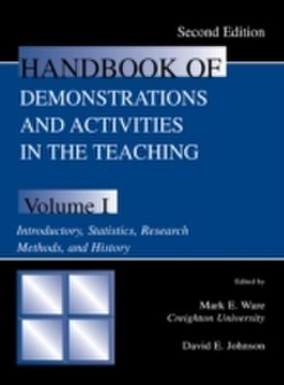 Handbook of Demonstrations and Activities in the Teaching of Psychology