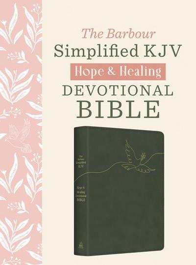 The Hope & Healing Devotional Bible [Dark Sage Doves]