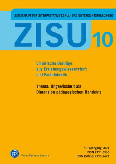 ZISU - Zeitschrift für interpretative Schul- und Unterrichtsforschung. H.7