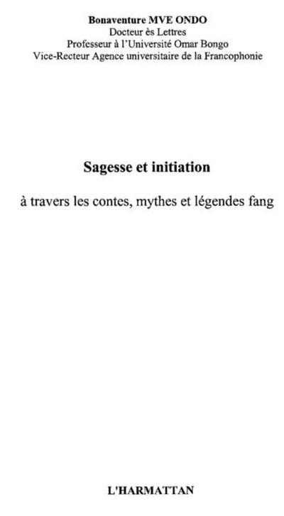 Sagesse et initiation a travers les cont