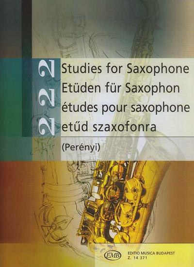 222 Etüden für SaxophonPerenyi, Peter, Ed
