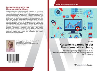 Kosteneinsparung in der Pharmamarktforschung