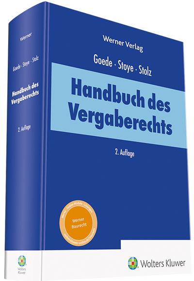 Handbuch des Vergaberechts: von Fachanwälten für Vergaberecht: Vorauflage unter Handbuch des Fachanwalts Vergaberecht