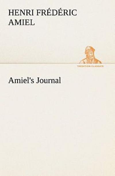 Amiel’s Journal