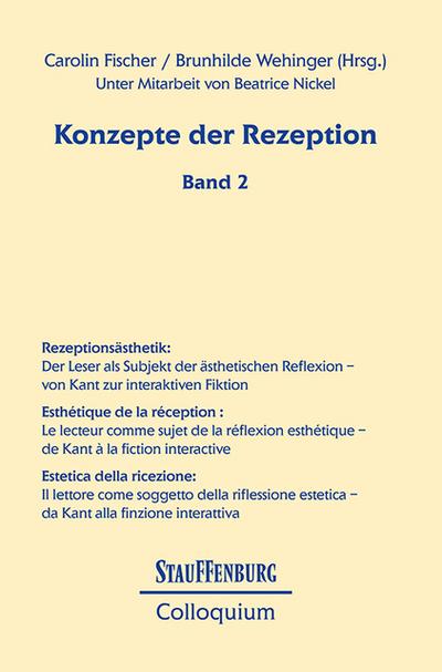 Konzepte der Rezeption 2