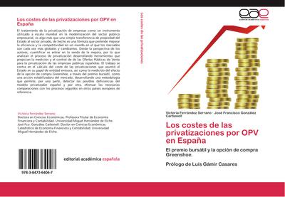 Los costes de las privatizaciones por OPV en España