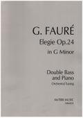 Elegie G Minor op.24for double bass and piano (Orchestral Tuning)