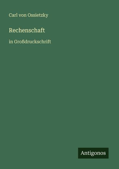 Rechenschaft