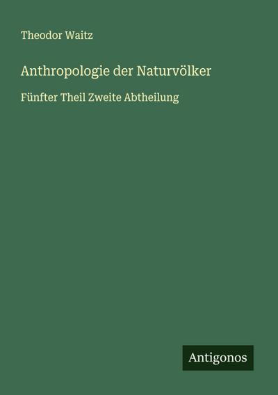 Anthropologie der Naturvölker