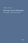Die Frage nach der Philosophie