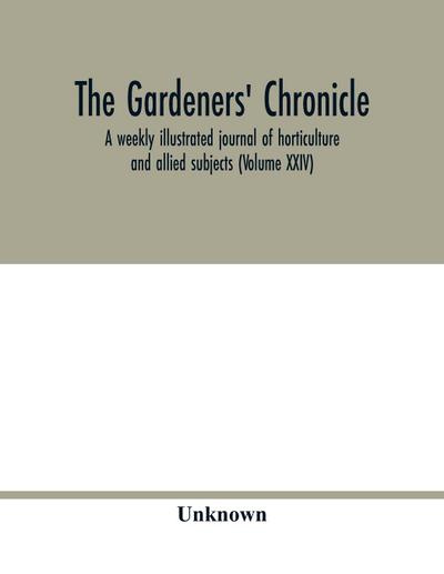 The Gardeners’ chronicle