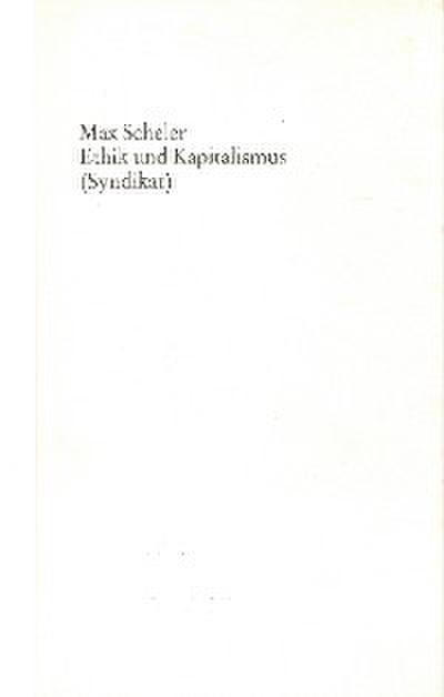 Ethik und Kapitalismus