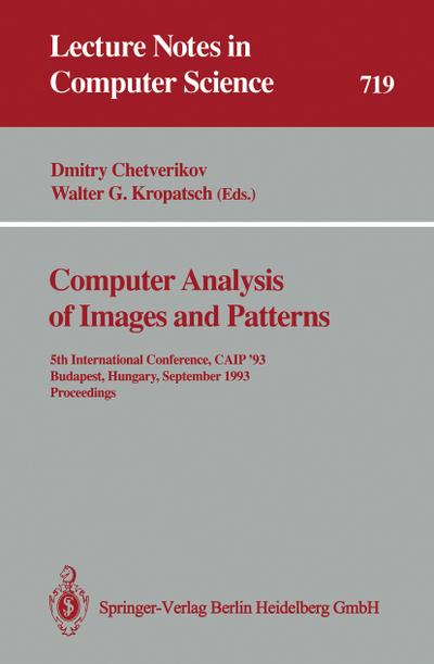 Computer Analysis of Images and Patterns